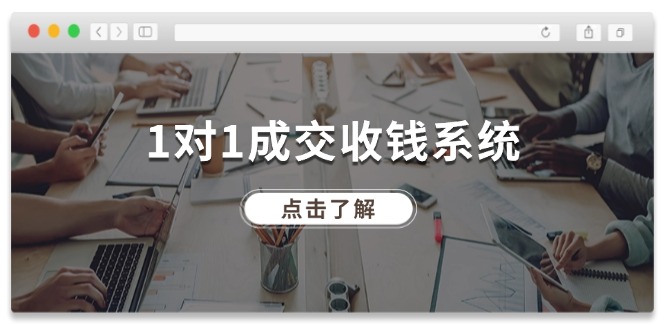 （11936期）1对1成交 收钱系统，十年专注于引流和成交，全网130万+粉丝-轻创淘金网